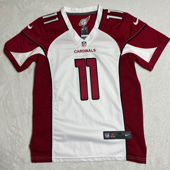 Nfl Nike Other - Nike Larry Fitzgerald Arizona Cardinals Jersey Youth Medium 10/12 White Red NFL